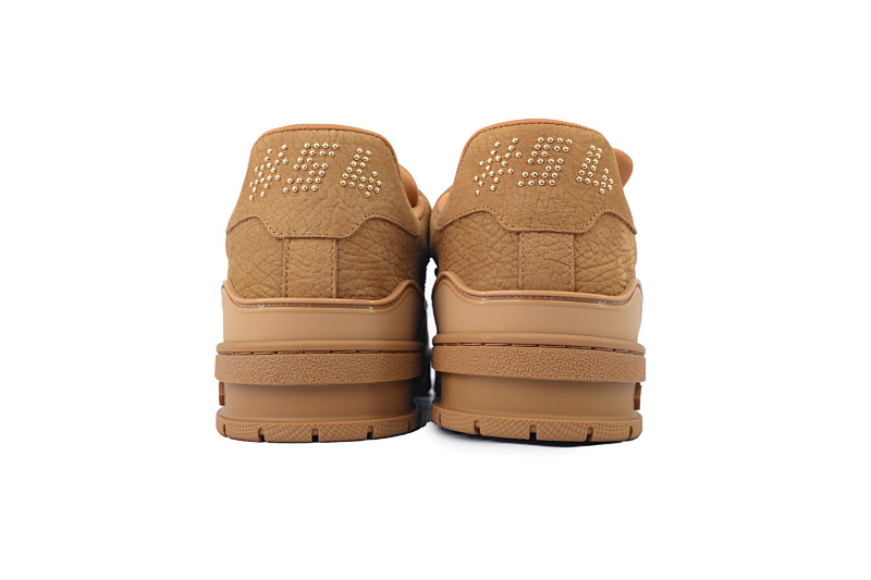 【EA0ET】棕铆钉 LV板鞋 Louis VuittonBrown Fivets 时尚板鞋