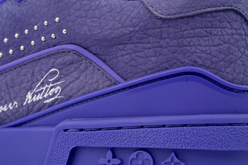 【EA0ET】紫铆钉 LV板鞋 Louis Vuitton Purple Rivet 时尚板鞋