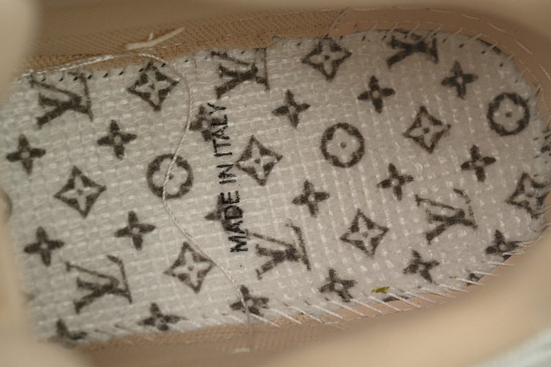 【EA0ET】奶油咖色 LV板鞋 Louis Vuitton Trainer Khaki 时尚板鞋