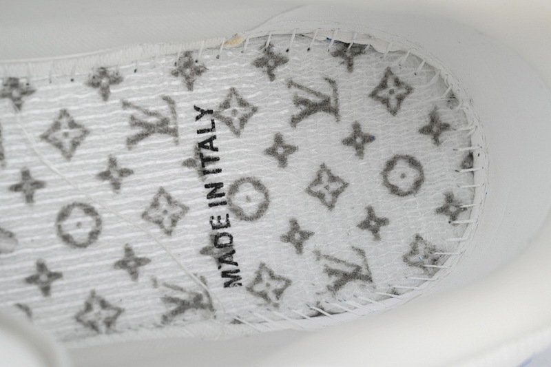 【EA0ET】深蓝钻 路易威登 LV钻面休闲板鞋 LOUIS VUITTON Trainer