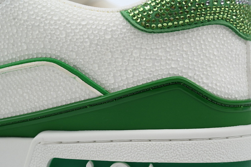yupoo_288279_baea07bd.jpg 【EA0ET】白钻绿尾 路易威登 LV钻面休闲板鞋 LOUIS VUITTON Trainer