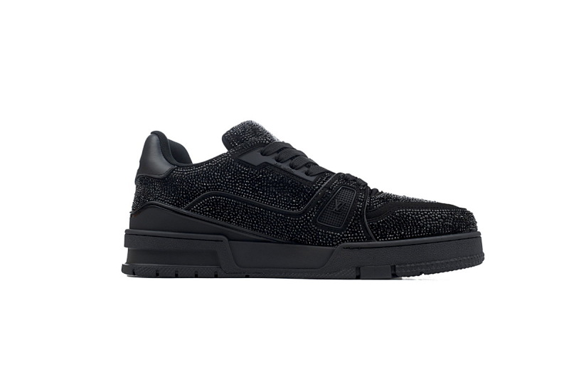 yupoo_288379_d0f5cff5.jpg 【EA0ET】全黑钻 路易威登 LV钻面休闲板鞋 LOUIS VUITTON Trainer