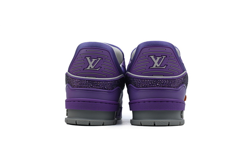 【EA0ET】紫钻 路易威登 LV钻面休闲板鞋 LOUIS VUITTON Trainer