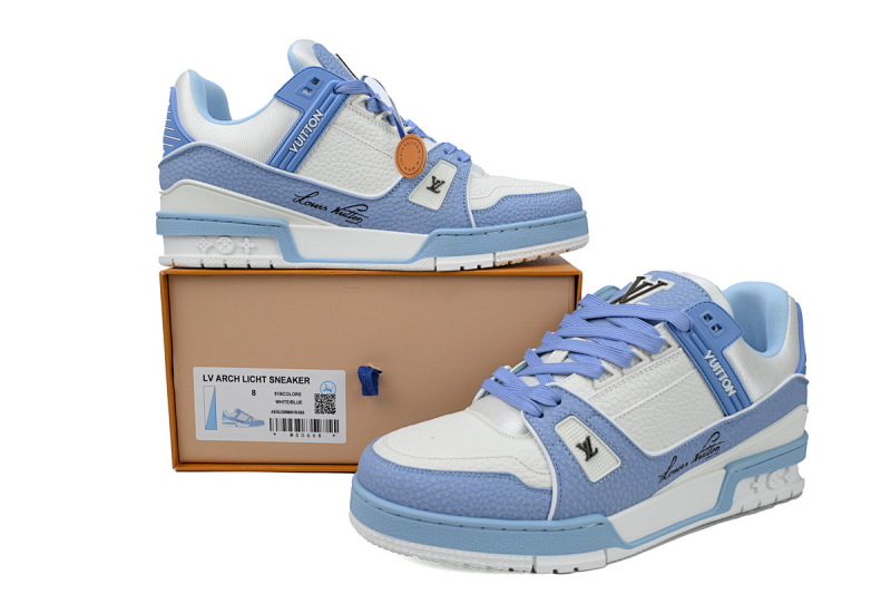 yupoo_288554_21a87bc7.jpg 【EA0ET】圆头离职蓝 路易威登 LV休闲板鞋 LOUIS VUITTON Trainer