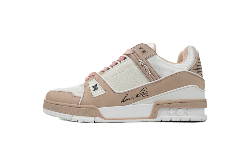 yupoo_288620_d39bb513.jpg 【EA0ET】圆头粉色 路易威登 LV休闲板鞋 LOUIS VUITTON Trainer