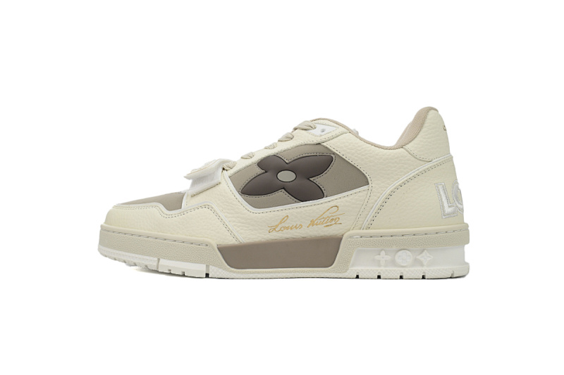 yupoo_288664_6ea444ca.jpg 【EA0ET】圆头魔术杏色 路易威登 LV休闲板鞋 LOUIS VUITTON Trainer