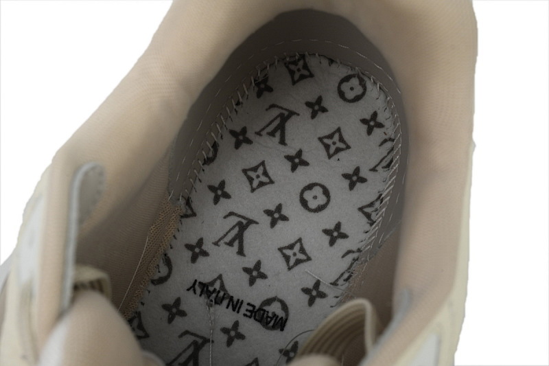 【EA0ET】圆头魔术杏色 路易威登 LV休闲板鞋 LOUIS VUITTON Trainer