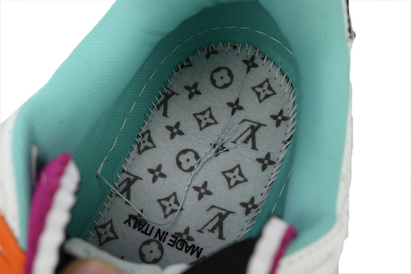 【EA0ET】限定湖水蓝 路易威登 LV休闲板鞋 LOUIS VUITTON Trainer Lake Blue