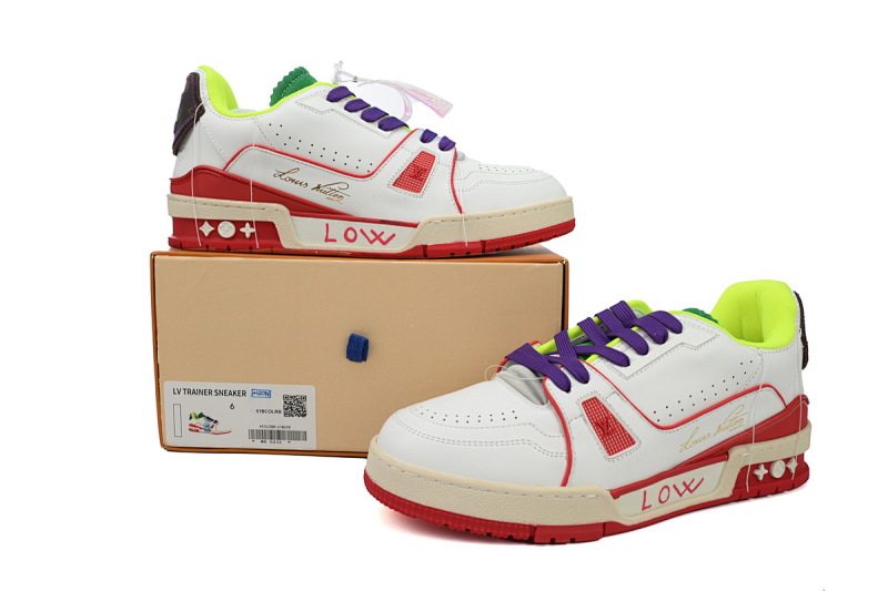yupoo_288708_24f48f8e.jpg 【EA0ET】限定荧光黄 路易威登 LV休闲板鞋 LOUIS VUITTON Trainer Fluorescent Yellow