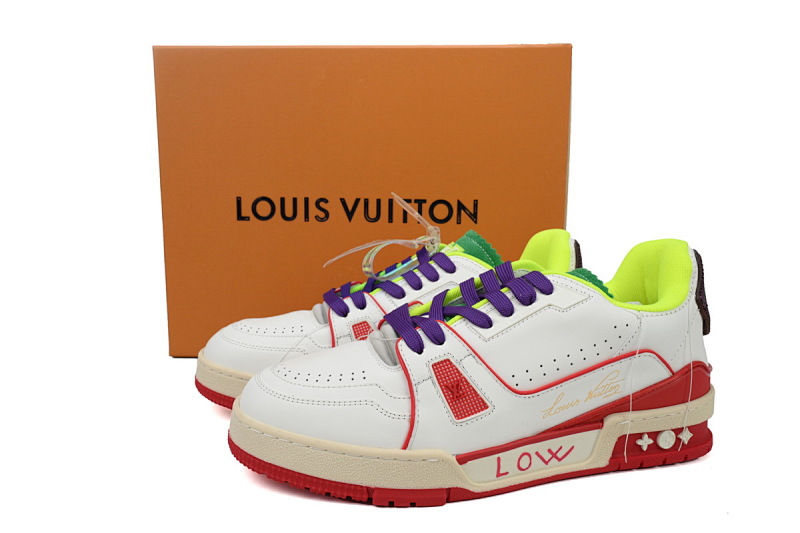yupoo_288708_fdf6af21.jpg 【EA0ET】限定荧光黄 路易威登 LV休闲板鞋 LOUIS VUITTON Trainer Fluorescent Yellow