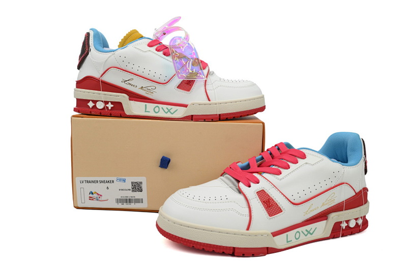 yupoo_288730_f0663b40.jpg 【EA0ET】限定黄蓝 路易威登 LV休闲板鞋 LOUIS VUITTON Trainer Yellow Blue