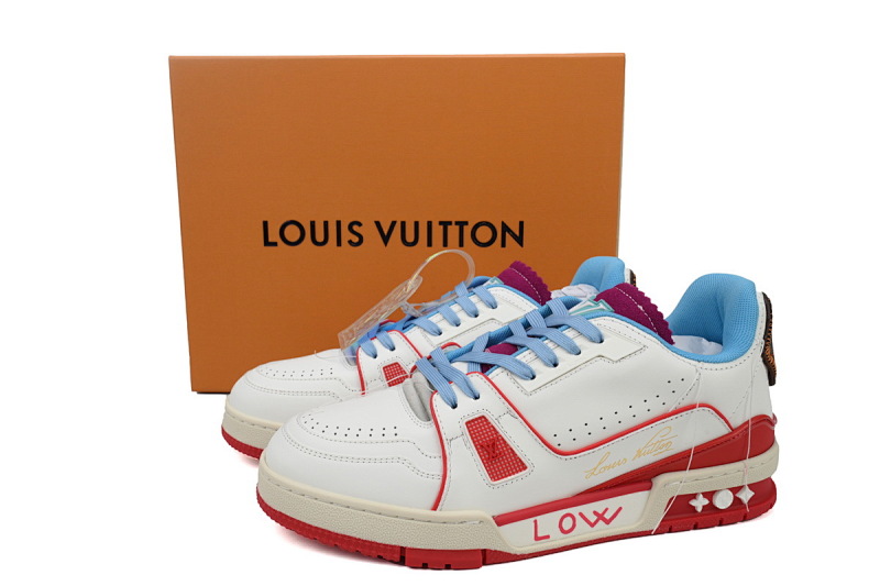 yupoo_288752_b2e04a77.jpg 【EA0ET】限定蓝紫 路易威登 LV休闲板鞋 LOUIS VUITTON Trainer Blue Purple