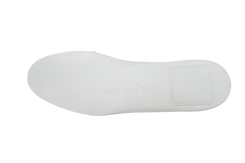 【EA0ET】牛仔橙色魔术贴 LV板鞋 Louis Vuitton Trainer Orange 网眼经典印花 时尚板鞋