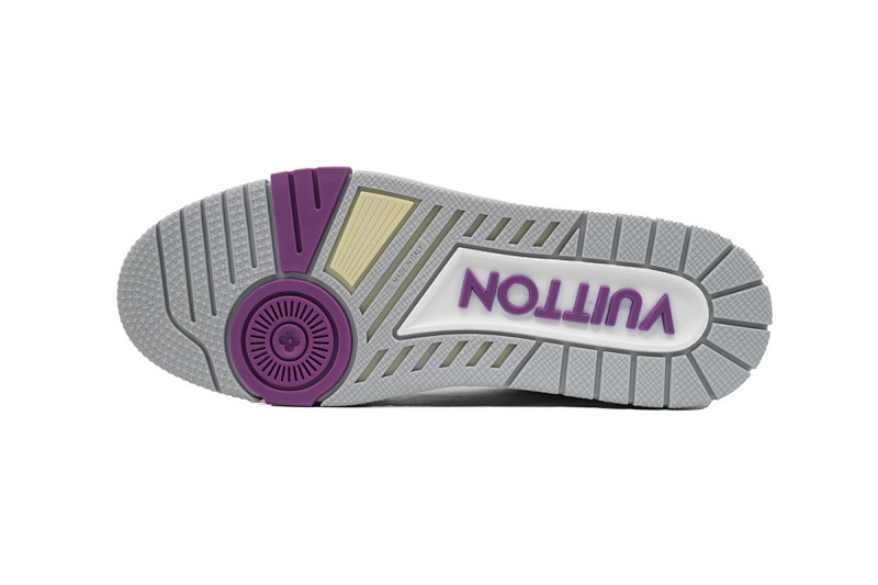 yupoo_289201_891d468c.jpg 【EA0ET】紫色魔术贴 LV板鞋 Louis Vuitton Trainer Purple 圆头印花 时尚板鞋