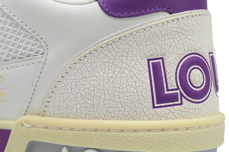 yupoo_289201_9cb1c6a3.jpg 【EA0ET】紫色魔术贴 LV板鞋 Louis Vuitton Trainer Purple 圆头印花 时尚板鞋