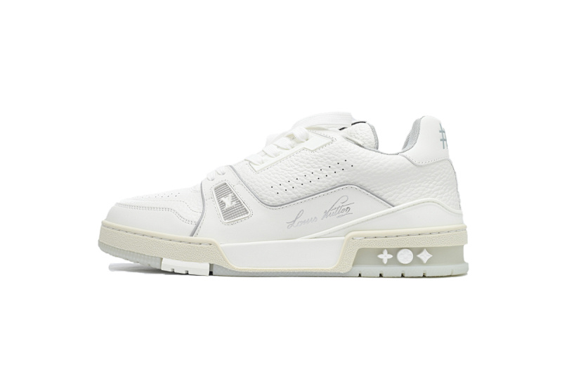 yupoo_289223_6d220214.jpg 【EA0ET】54白水泥 LV板鞋 Louis Vuitton Trainer White 时尚板鞋