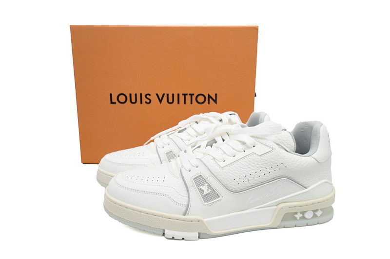 yupoo_289223_7423a171.jpg 【EA0ET】54白水泥 LV板鞋 Louis Vuitton Trainer White 时尚板鞋