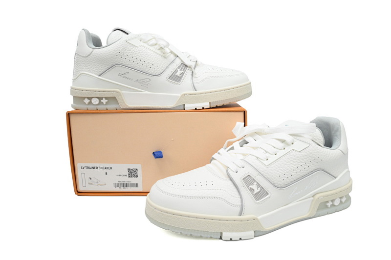 yupoo_289223_ea49ed74.jpg 【EA0ET】54白水泥 LV板鞋 Louis Vuitton Trainer White 时尚板鞋