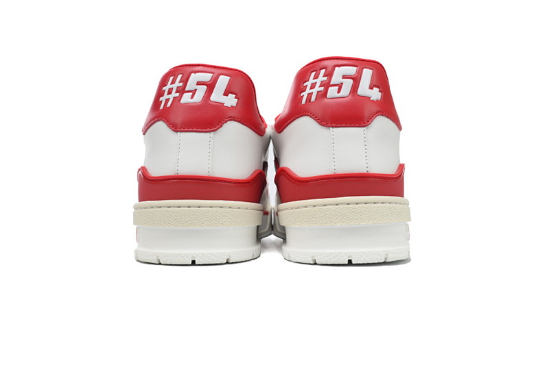 yupoo_289248_20cfd344.jpg 【EA0ET】54白红 LV板鞋 Louis Vuitton Trainer White Red 时尚板鞋