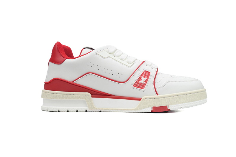 yupoo_289248_472aace1.jpg 【EA0ET】54白红 LV板鞋 Louis Vuitton Trainer White Red 时尚板鞋