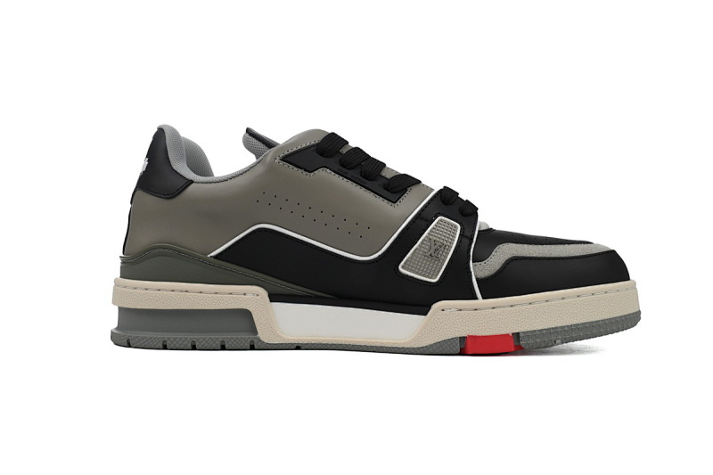 yupoo_289314_0cb2de20.jpg 【EA0ET】54灰黑 LV板鞋 Louis Vuitton Trainer Grey Black 时尚板鞋
