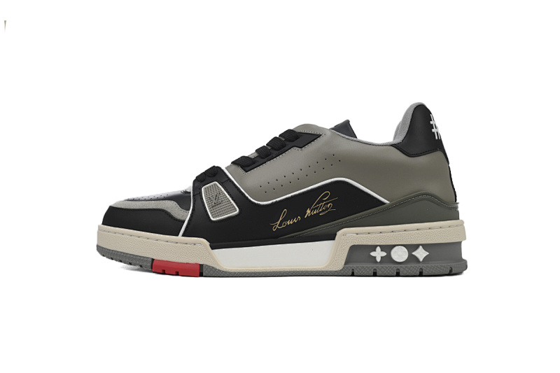 yupoo_289314_7351b289.jpg 【EA0ET】54灰黑 LV板鞋 Louis Vuitton Trainer Grey Black 时尚板鞋