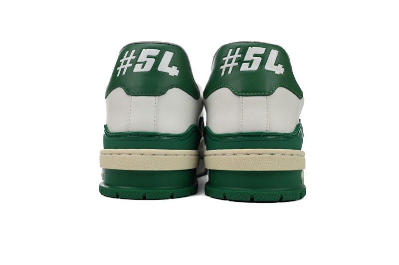 yupoo_289336_12d99c11.jpg 【EA0ET】54白绿 LV板鞋 Louis Vuitton Trainer White Green 时尚板鞋