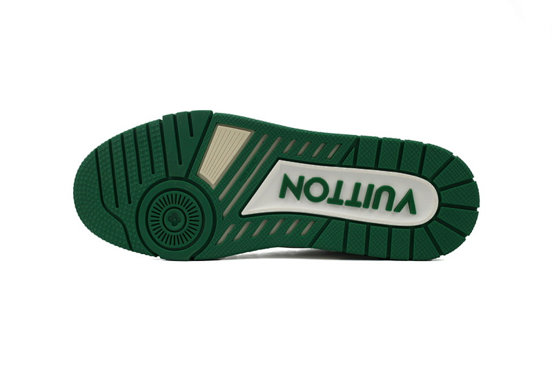yupoo_289336_3a186757.jpg 【EA0ET】54白绿 LV板鞋 Louis Vuitton Trainer White Green 时尚板鞋