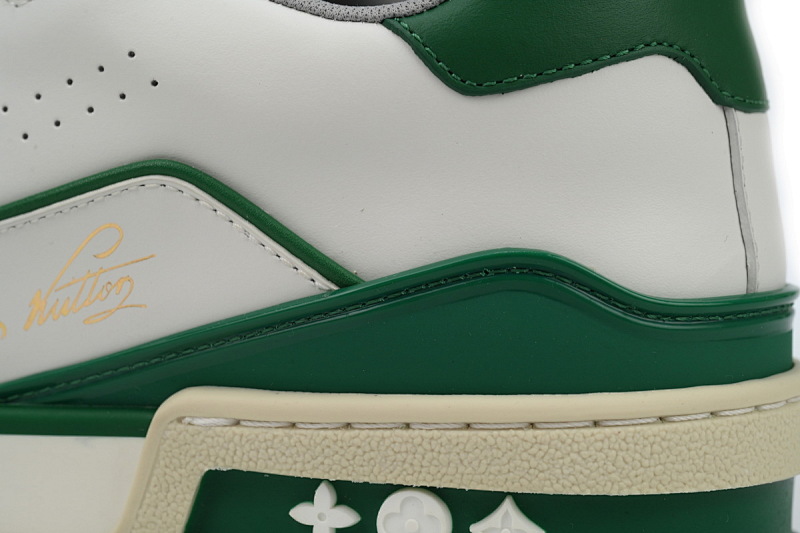 yupoo_289336_ee83a2df.jpg 【EA0ET】54白绿 LV板鞋 Louis Vuitton Trainer White Green 时尚板鞋