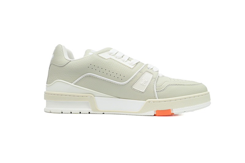 yupoo_289358_0d0b4735.jpg 【EA0ET】54灰橙 LV板鞋 Louis Vuitton Trainer Grey Orange 金色签名 时尚板鞋