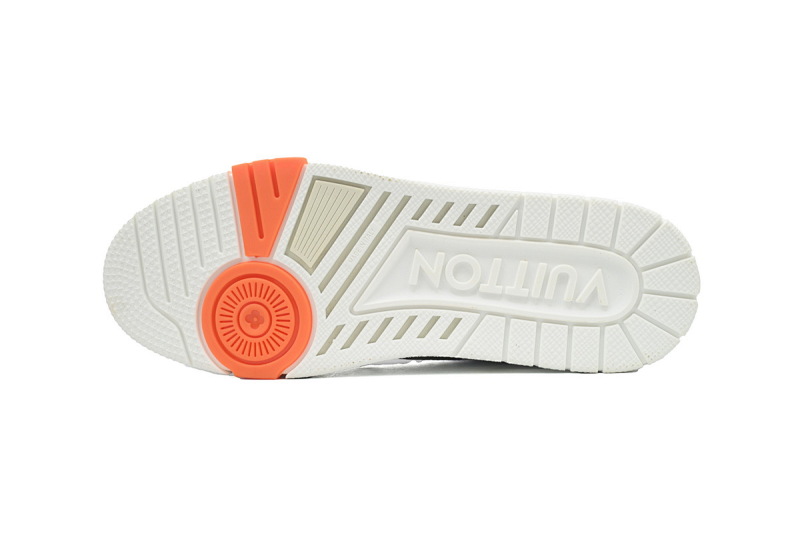 yupoo_289358_62039433.jpg 【EA0ET】54灰橙 LV板鞋 Louis Vuitton Trainer Grey Orange 金色签名 时尚板鞋