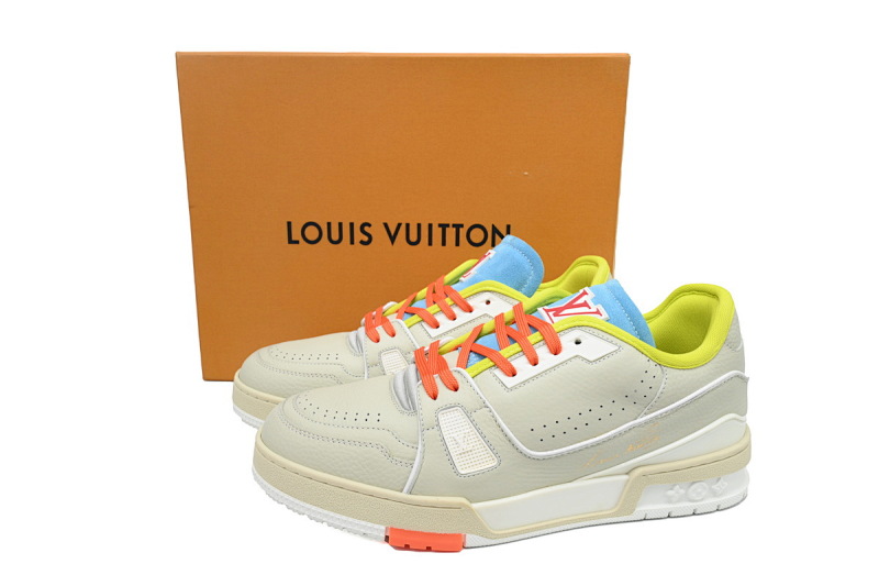 【EA0ET】巴黎限定 LV板鞋 Louis Vuitton Trainer Upcycled 巴黎限定 时尚板鞋