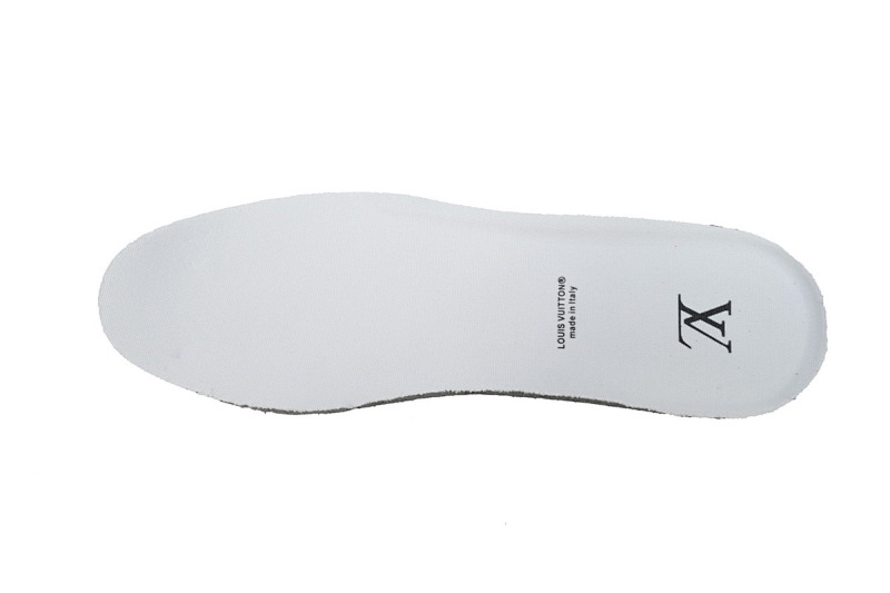 yupoo_289446_d10176e6.jpg 【EA0ET】粒面中国红 LV板鞋 Louis Vuitton Trainer White Orange 牛皮织物慈善款 时尚板鞋