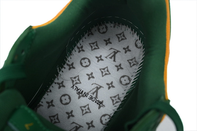 yupoo_289490_68b6d2d5.jpg 【EA0ET】压花黄绿 LV板鞋 Louis Vuitton Trainer Yellow Green 牛皮花纹 时尚板鞋
