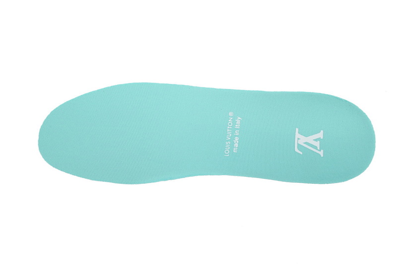 【EA0ET】压花薄荷绿 LV板鞋 Louis Vuitton Trainer Mint Green 牛皮花纹 时尚板鞋