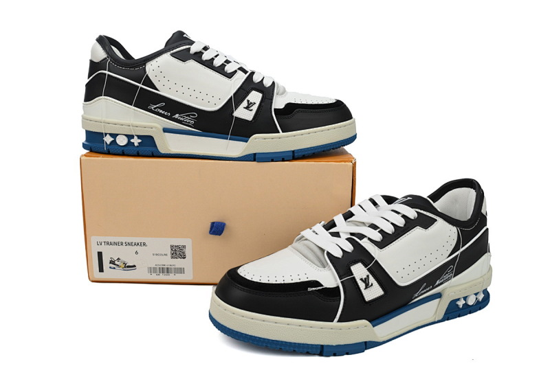 yupoo_289653_c1899c30.jpg 【EA0ET】走秀黑白熊猫 LV板鞋 Louis Vuitton Trainer Black White 时尚板鞋