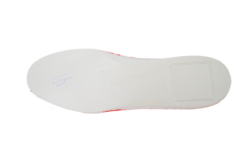 【EA0ET】走秀内红 LV板鞋 Louis Vuitton Trainer Red 高雅艺术 时尚板鞋