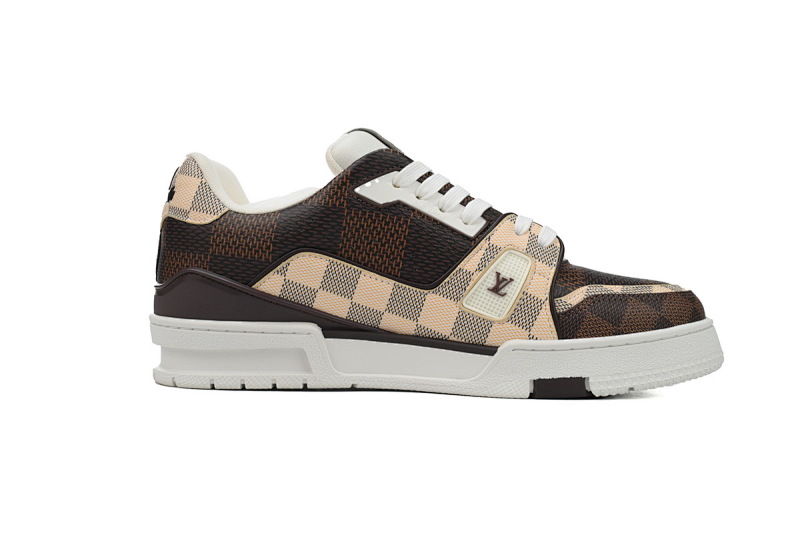 【EA0ET】54棋盘格 LV板鞋 Louis Vuitton Trainer 棋盘格 时尚板鞋