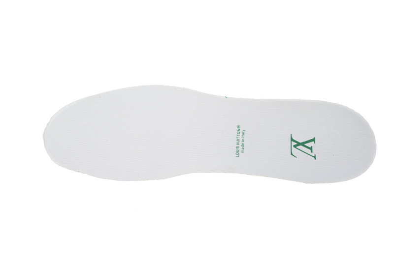 yupoo_289857_0b2fdcbf.jpg 【EA0ET】绒布绿色 LV板鞋 Louis Vuitton Trainer Green 低帮系带 时尚板鞋