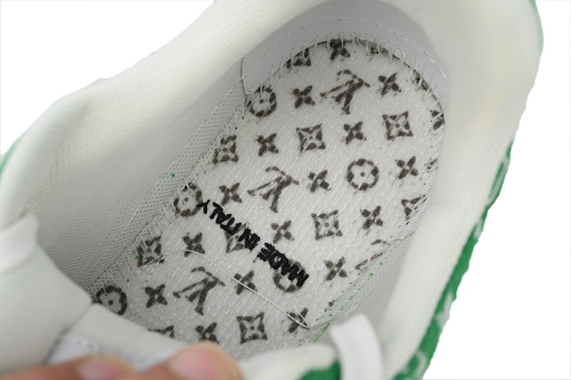 yupoo_289857_b36f9e0e.jpg 【EA0ET】绒布绿色 LV板鞋 Louis Vuitton Trainer Green 低帮系带 时尚板鞋