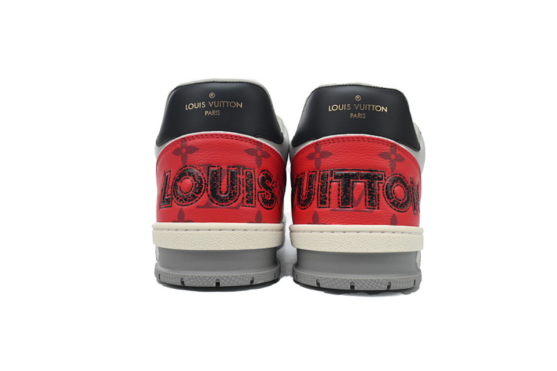 yupoo_290086_0d8e3c59.jpg 【EA0ET】黑红魔术贴 LV板鞋 Louis Vuitton Trainer Black and Red 网眼经典印花 时尚板鞋