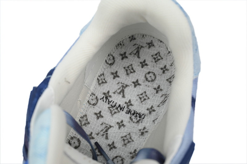 【EA0ET】渐变蓝色 路易威登 LV休闲板鞋 LOUIS VUITTON Trainer