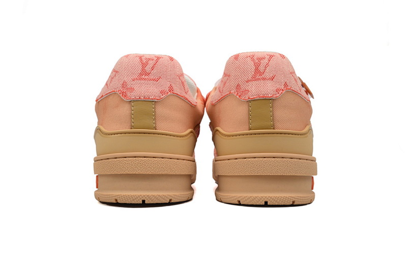 【EA0ET】XS渲染橙布 路易威登 LV休闲板鞋 LOUIS VUITTON Trainer