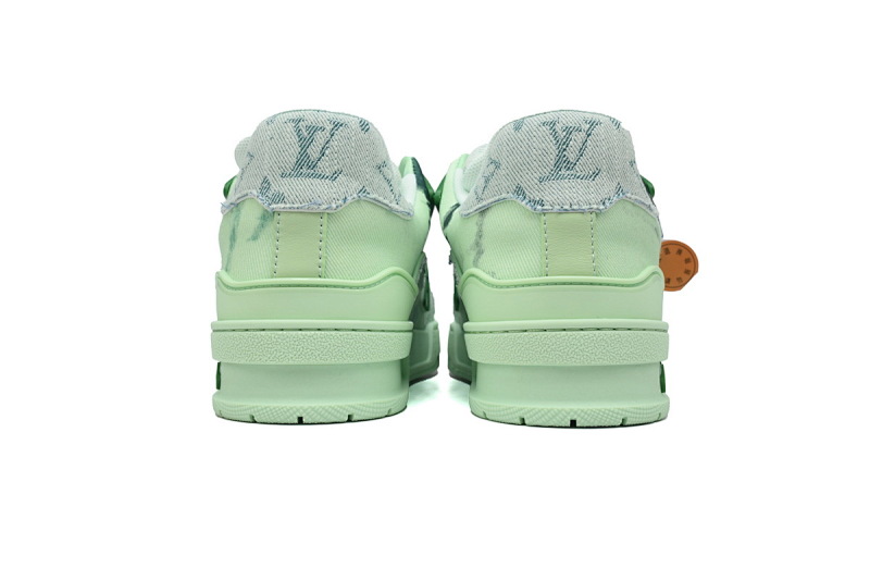 【EA0ET】XS渲染绿布 路易威登 LV休闲板鞋 LOUIS VUITTON Trainer