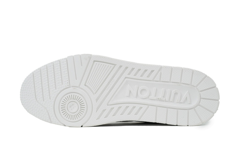 【EA0ET】涂鸦黑色 LV板鞋 Louis Vuitton Trainer Black 手绘涂鸦 时尚板鞋