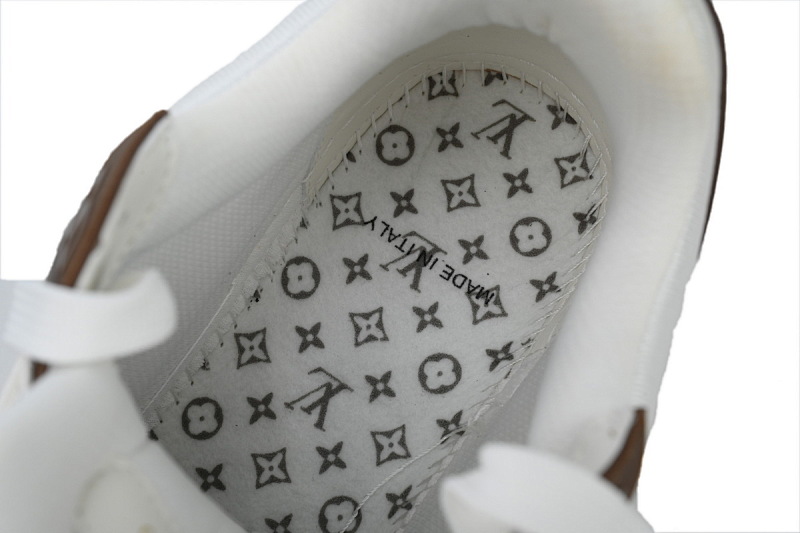 【EA0ET】圆头系摩卡 LV板鞋 Louis Vuitton Trainer Mocha 时尚板鞋