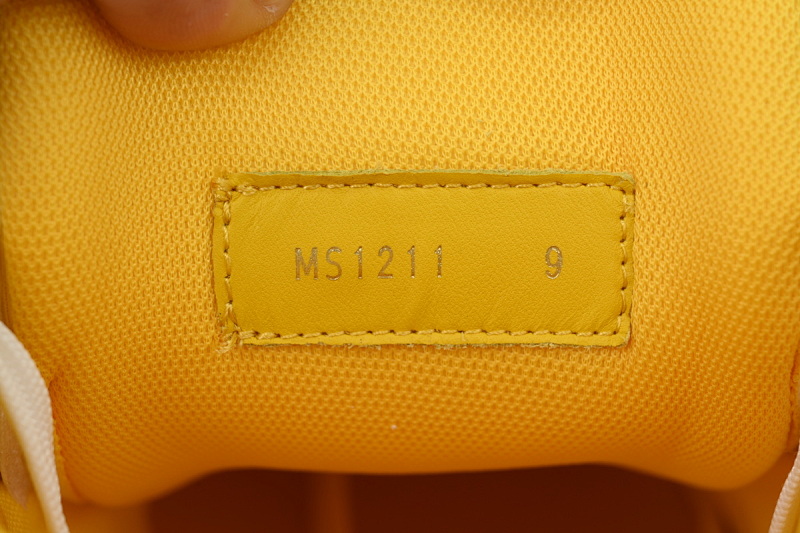 yupoo_290274_30a5619c.jpg 【EA0ET】压花全黄皮 LV板鞋 Louis Vuitton Trainer Yellow 皮革低帮系带 时尚板鞋