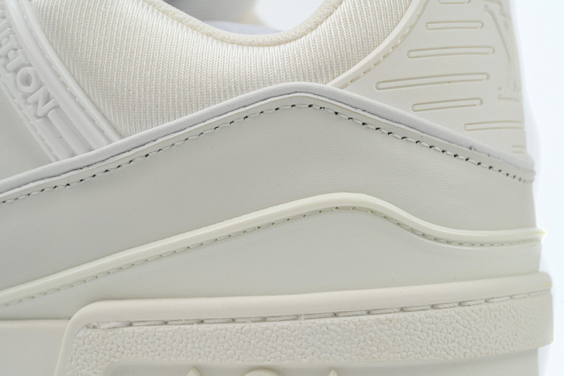 【EA0ET】全皮白面 LV板鞋 Louis Vuitton Trainer 牛皮简约百搭 时尚板鞋