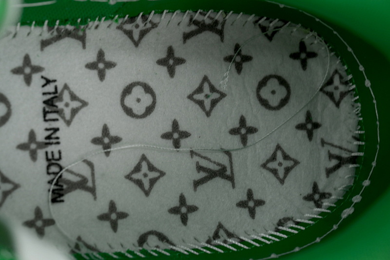 yupoo_290340_79b0a2c7.jpg 【EA0ET】54荔纹白绿 LV板鞋 Louis Vuitton Trainer White Green 牛皮皮革低帮系带 时尚板鞋