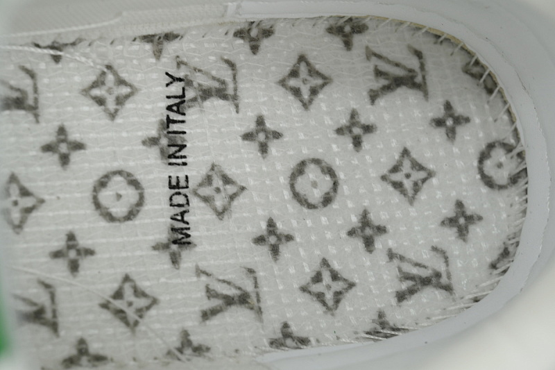 yupoo_290365_91aa0a3c.jpg 【EA0ET】54压花白绿 LV板鞋 Louis Vuitton Trainer White Green 系带时尚板鞋
